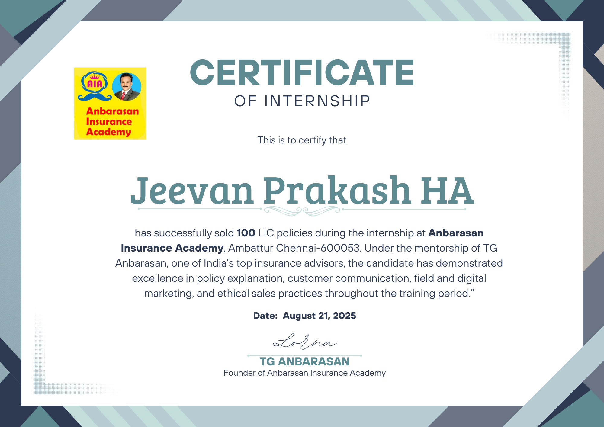 Certificate Template